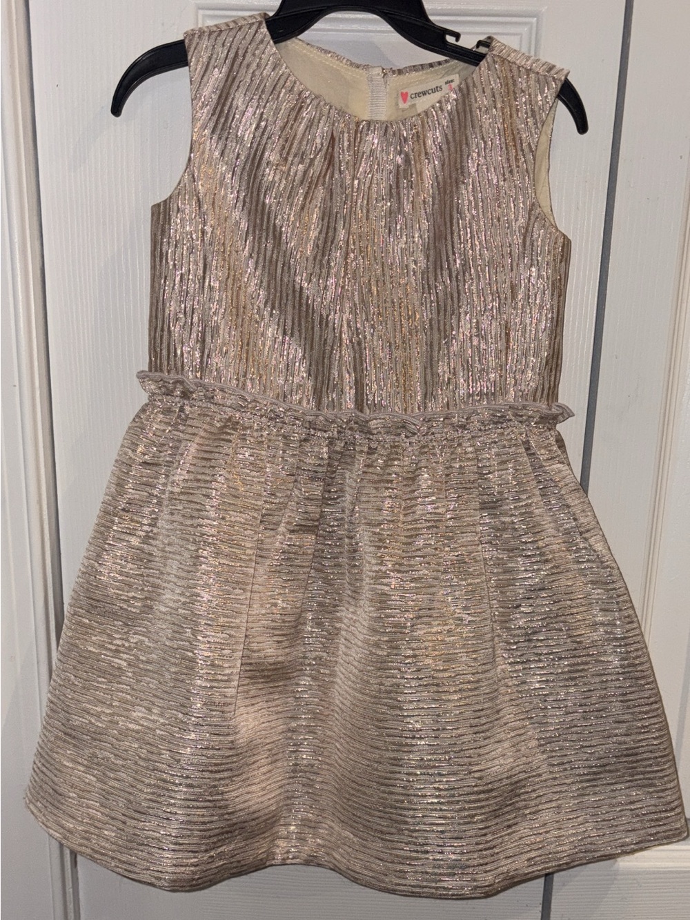 Size 3 Girls Crewcuts Shimmery Dress